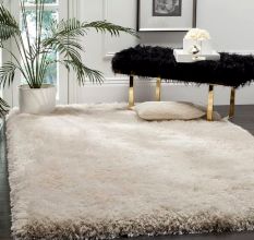 Textured Shaggy Hall Rug